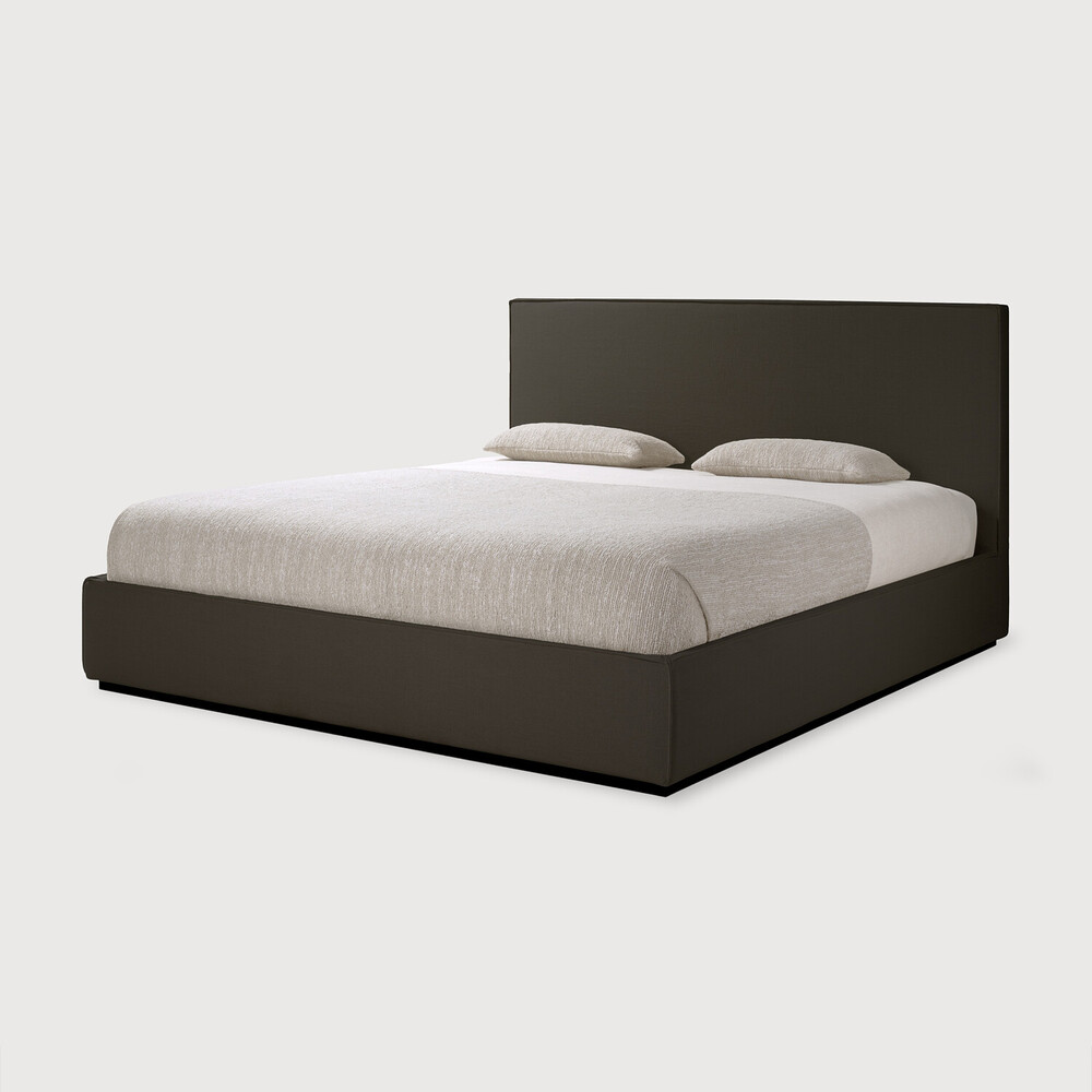 product_wf_21603_Revive bed - Grey Linen fabric - mattress 180x200 - without slats - removable cover - front2_WEB